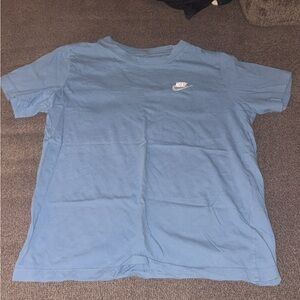 Nike Light Blue Tee with White Logo